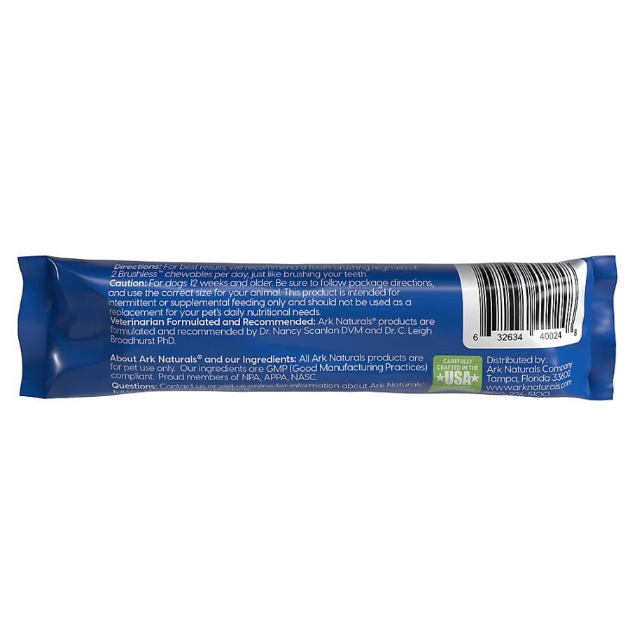 PetSmart Ark Naturals Brushless Toothpaste Dental Chew for Dogs - 1 Count, Oral Care Dog Treat
