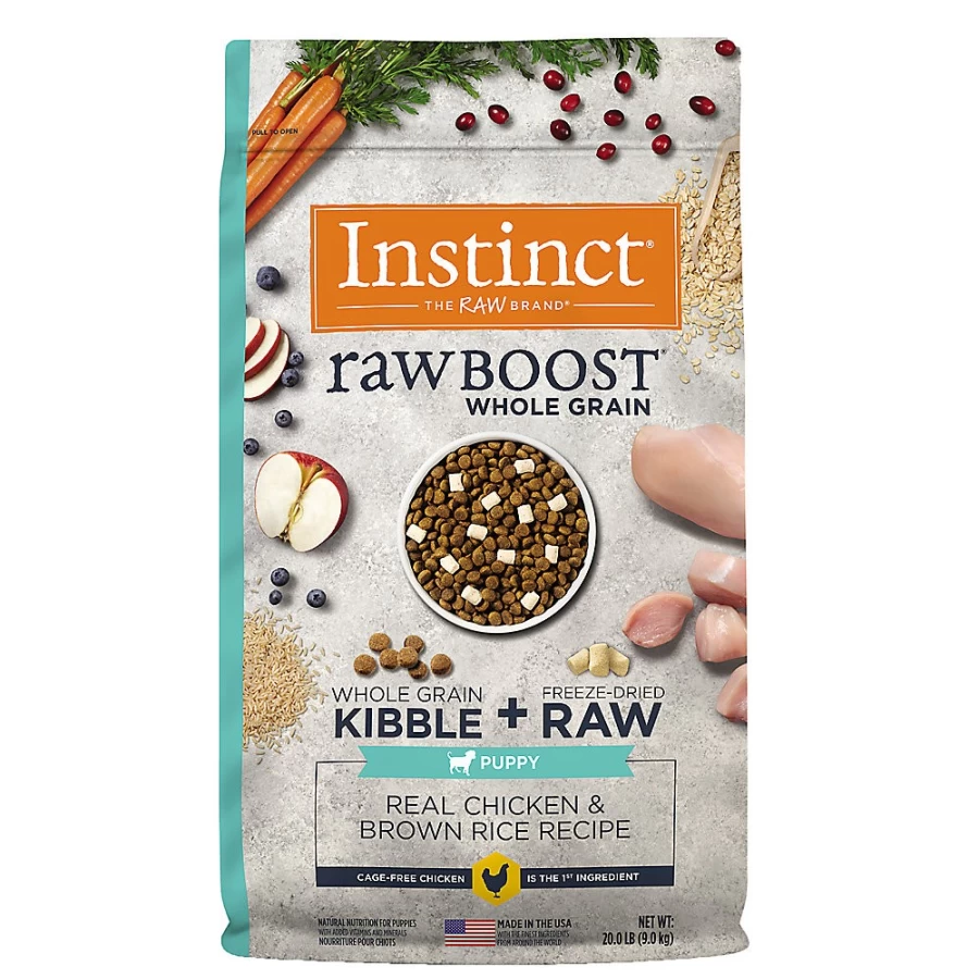 Instinct Raw Boost Puppy Dry Dog Food with Whole Grain & Freeze-Dried Bits - PetSmart