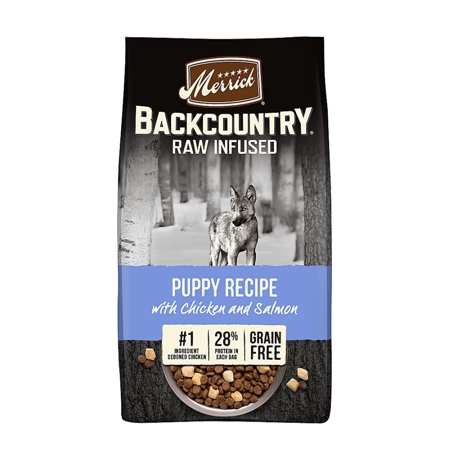 Merrick Grain Free Gluten Free Chicken Recipe Dry Dog Food for Puppies | PetSmart Backcountry Series