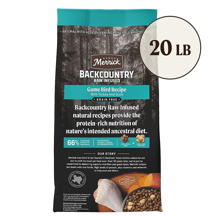 PetSmart Merrick Backcountry Grain-Free Dry Dog Food with Turkey - Gluten-Free Adult Recipe