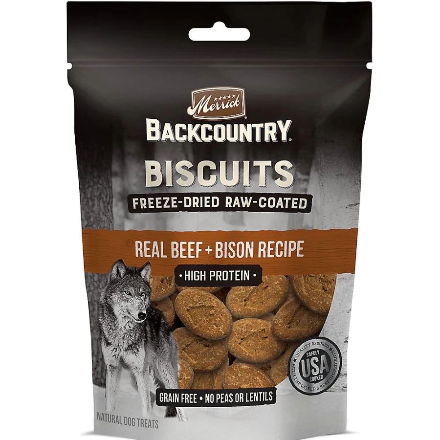 PetSmart Merrick Backcountry Grain-Free Gluten-Free Beef Dog Treats for All Life Stages