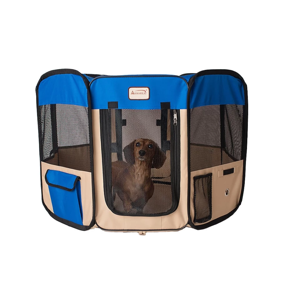 PetSmart Armarkat Foldable & Portable Pet Playpen for Dogs & Cats – Indoor & Outdoor Use