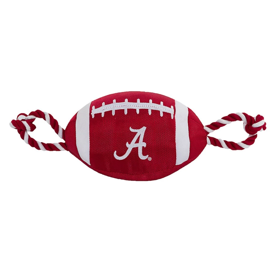 "PetSmart Alabama Crimson Tide Rope Dog Toy - University of Alabama Football Chew Toy for Dogs"