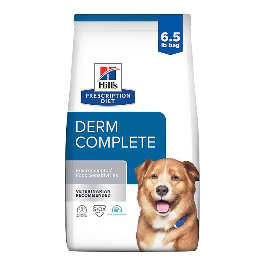 Hill's Prescription Diet Derm Complete Dry Dog Food for Skin & Food Sensitivities - Adult Formula by PetSmart