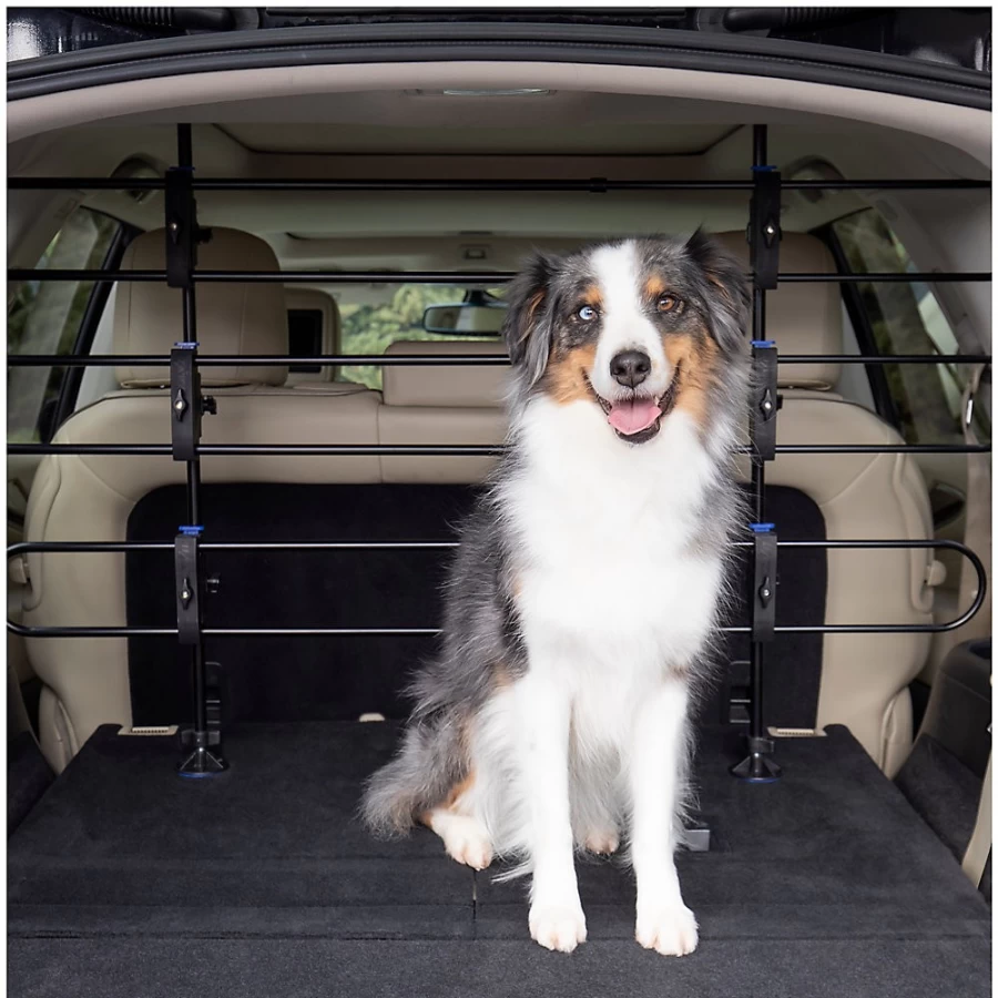 PetSmart Adjustable Metal Dog Barrier for Cars - Happy Ride Pet Safety Divider by Petsafe