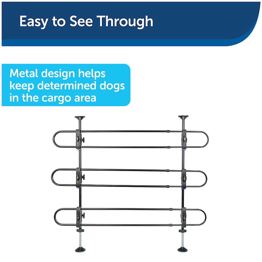 PetSmart Adjustable Metal Dog Barrier for Cars - Happy Ride Pet Safety Divider by Petsafe