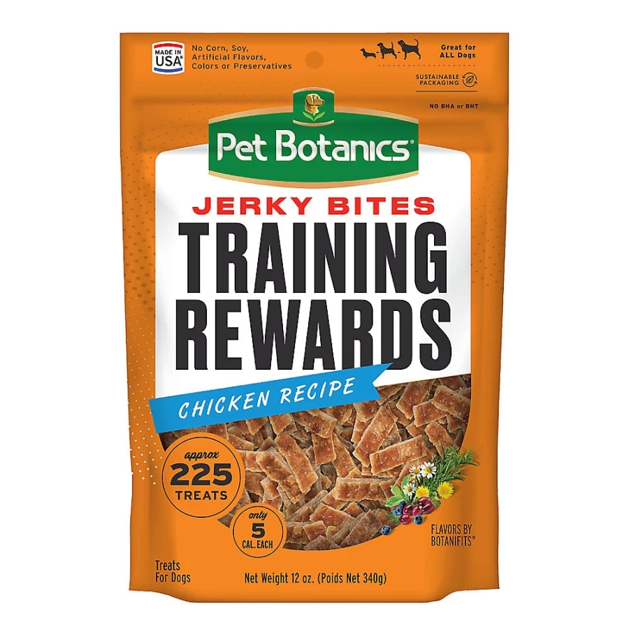 PetSmart Chicken Flavor Dog Training Treats - Pet Botanics Jerky Bites Rewards for Dogs