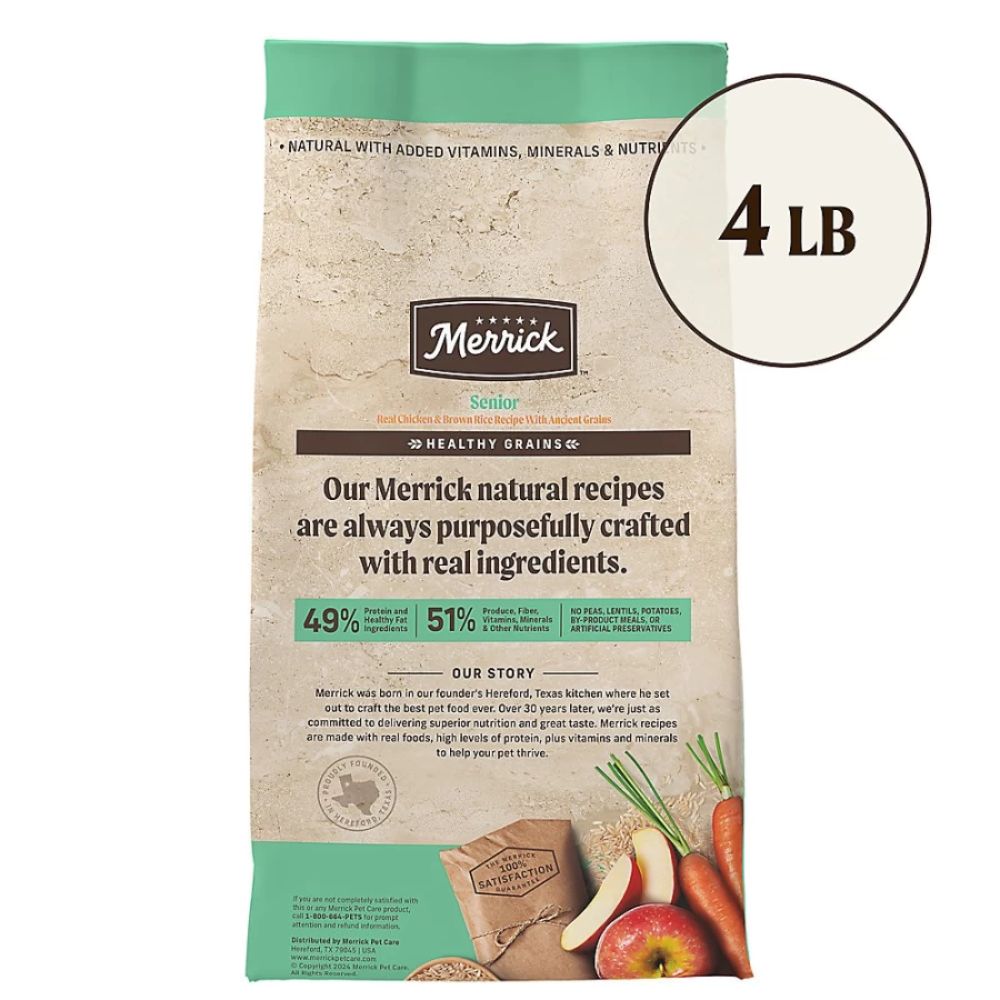 PetSmart Merrick Grain-Free Puppy Dry Dog Food - Real Chicken Recipe, No Corn, No Carrageenan, High Protein Nutrition