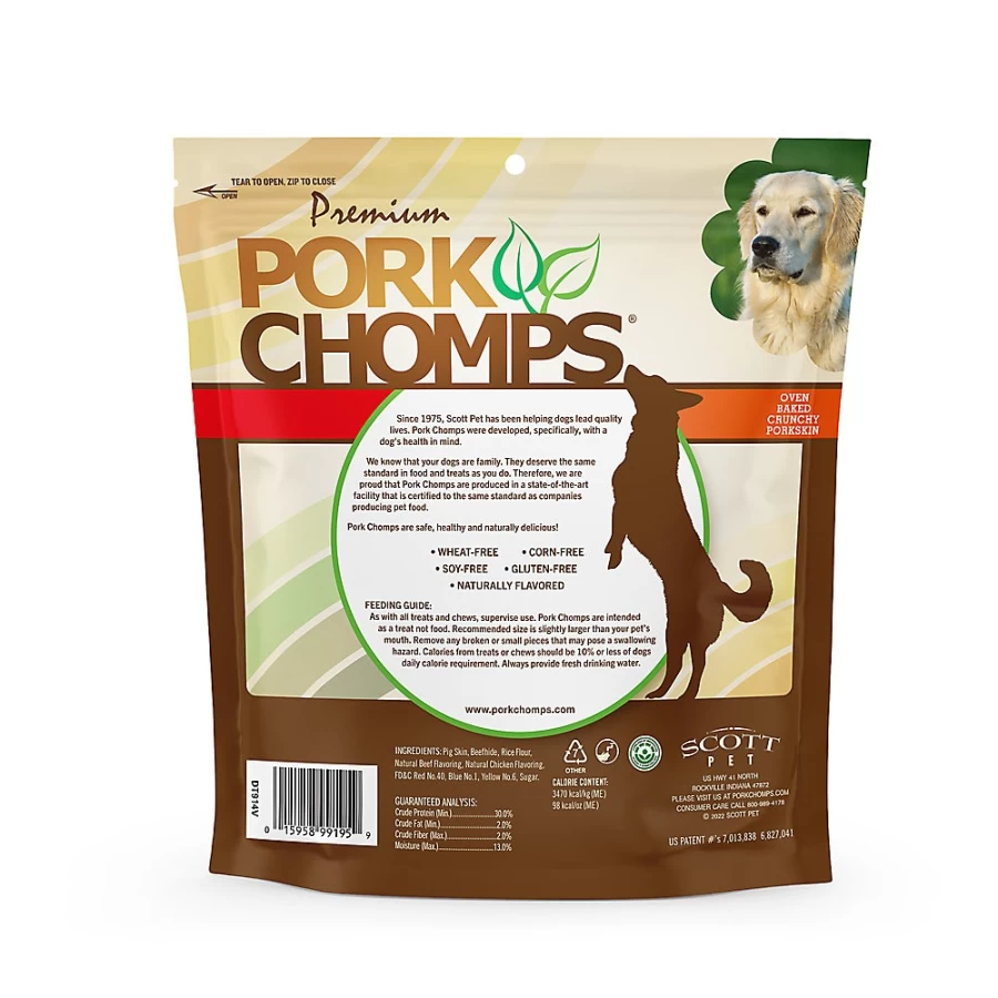 "PetSmart Crunchy Pork Bone Dog Treats - Natural Chews for Dogs, Assorted Sizes"