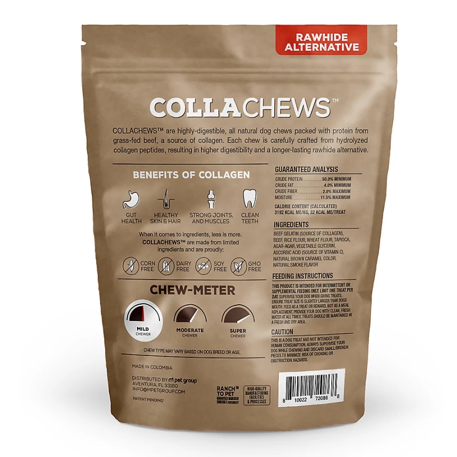 PetSmart Beef & Collagen Dog Treats - Rawhide-Free Chews, 5-Inch Sticks, 25 Count