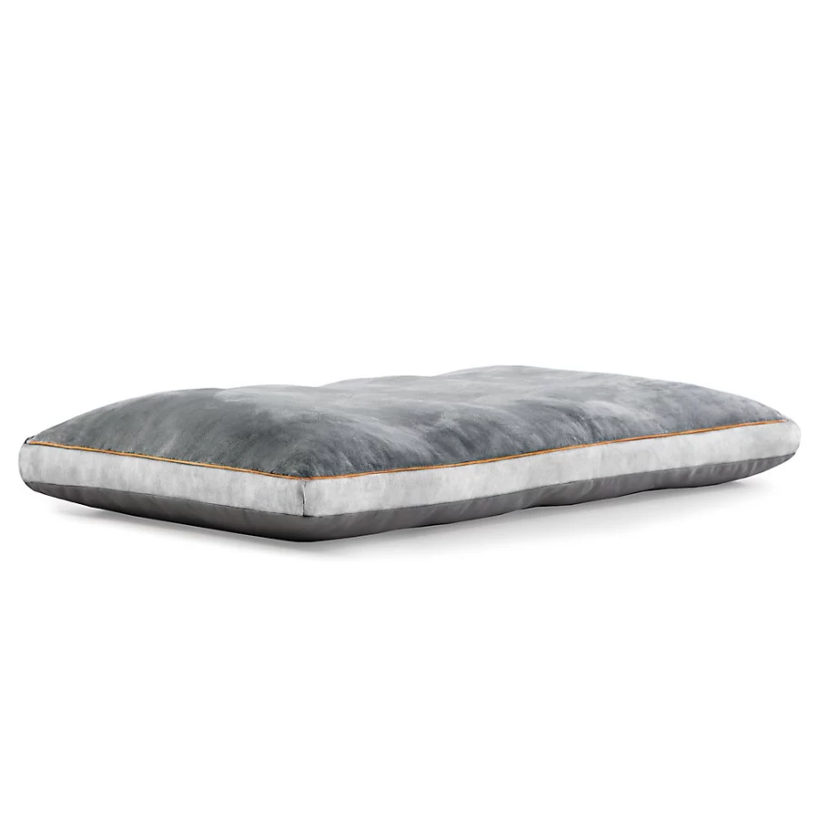 PetSmart Grey Brindle Orthopedic Memory Foam Dog Crate Mat - Supportive & Comfortable for Pets