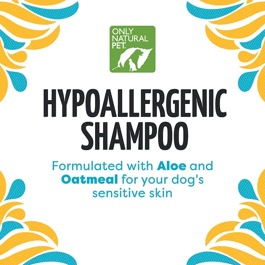PetSmart Only Natural Hypoallergenic Dog Shampoo for Sensitive Skin with Aloe Vera & Oatmeal - 16.9 oz Soothing Bath