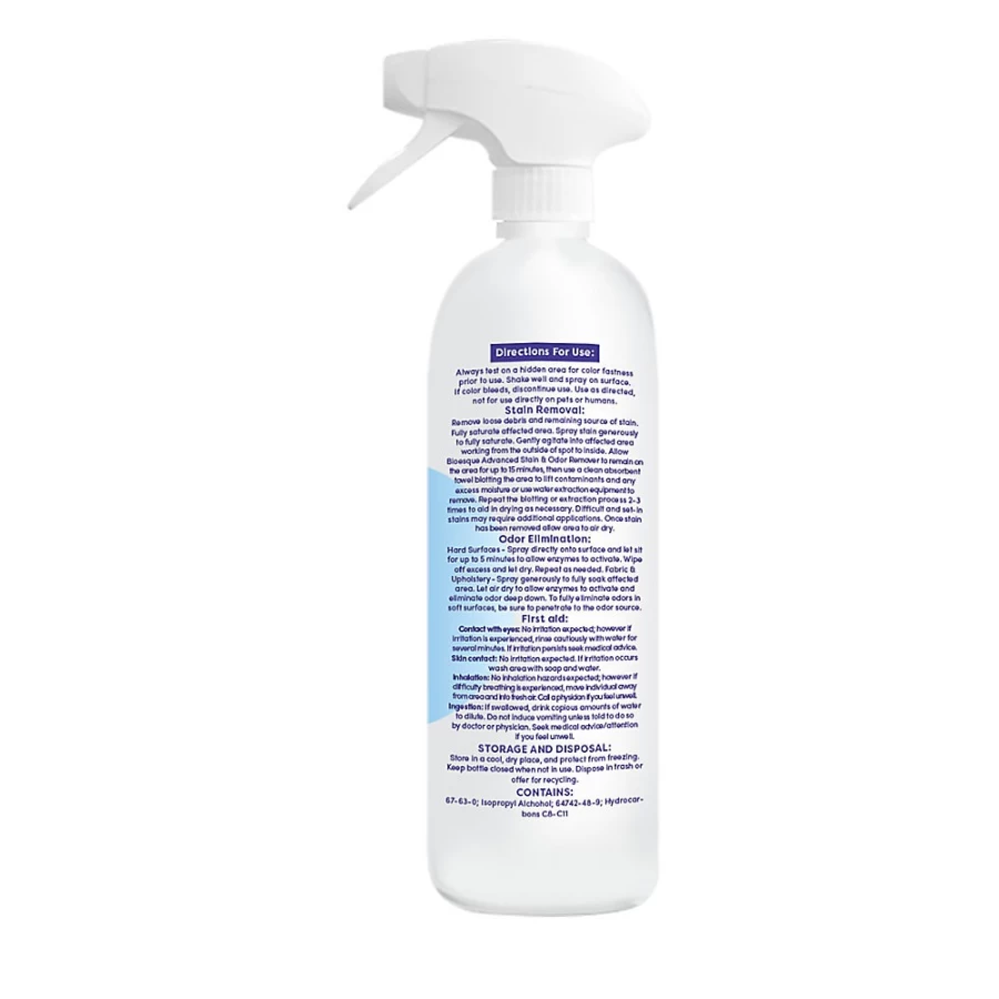 PetSmart Bioesque Advanced Stain & Odor Remover - 32oz Pet Safe Cleaner for Tough Stains & Smells