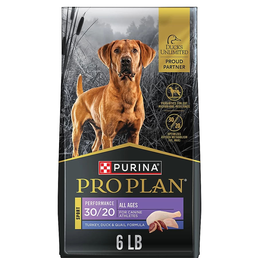 Purina Pro Plan Sport High Protein Dry Dog Food for Active Dogs - Turkey, Duck & Quail Recipe | PetSmart