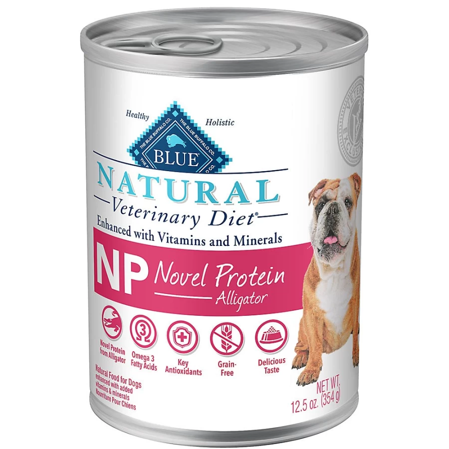 PetSmart Blue Buffalo Veterinary Diet NP Novel Protein Alligator Recipe Adult Wet Dog Food
