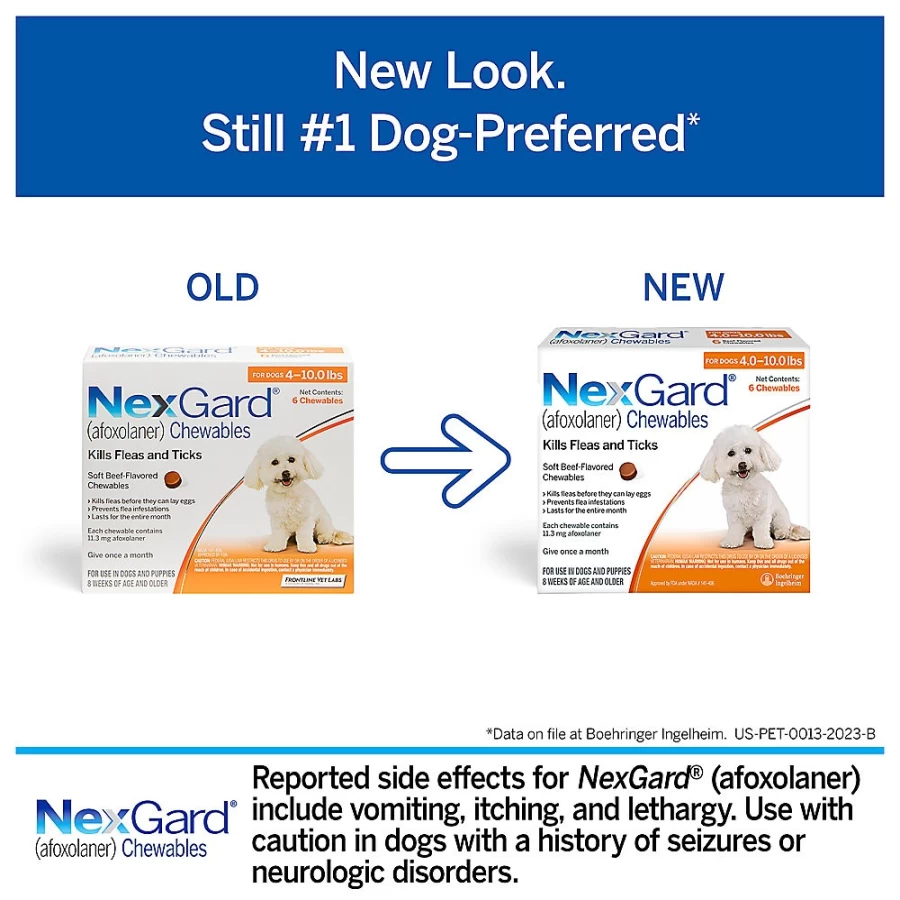 "NexGard Chewables for Small Dogs 4-10 lbs | Flea & Tick Treatment | PetSmart"