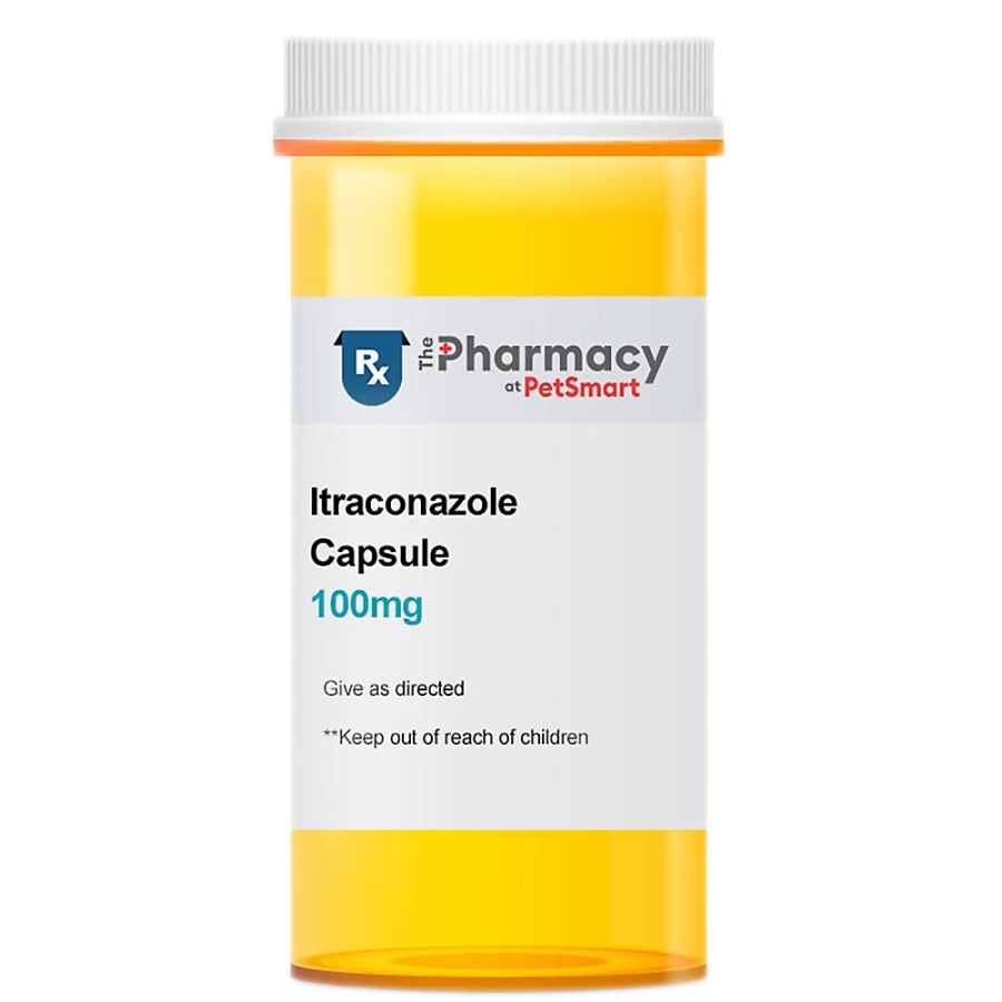 "Itraconazole 100mg Capsule for Pets - PetSmart Single Dose Treatment"