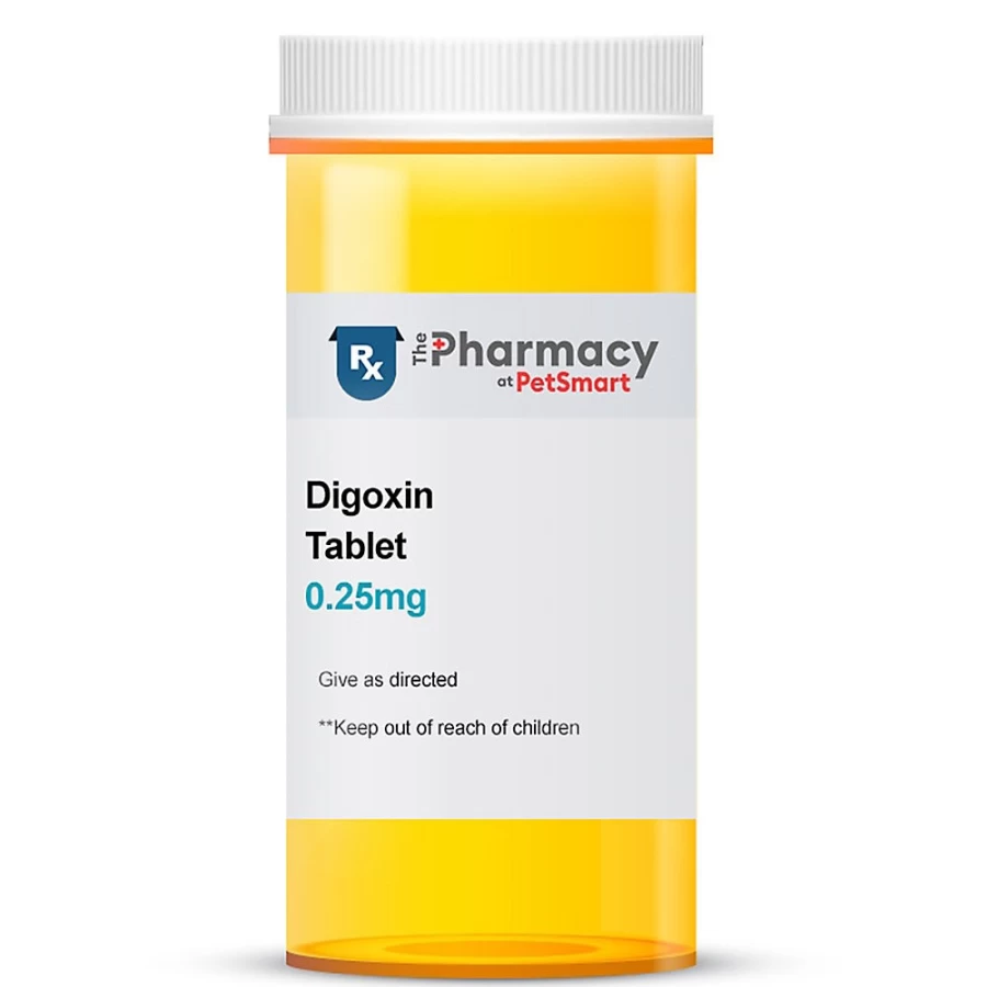 "Digoxin Single Tablet 0.125 mg & 0.250 mg Doses - PetSmart Pharmacy"