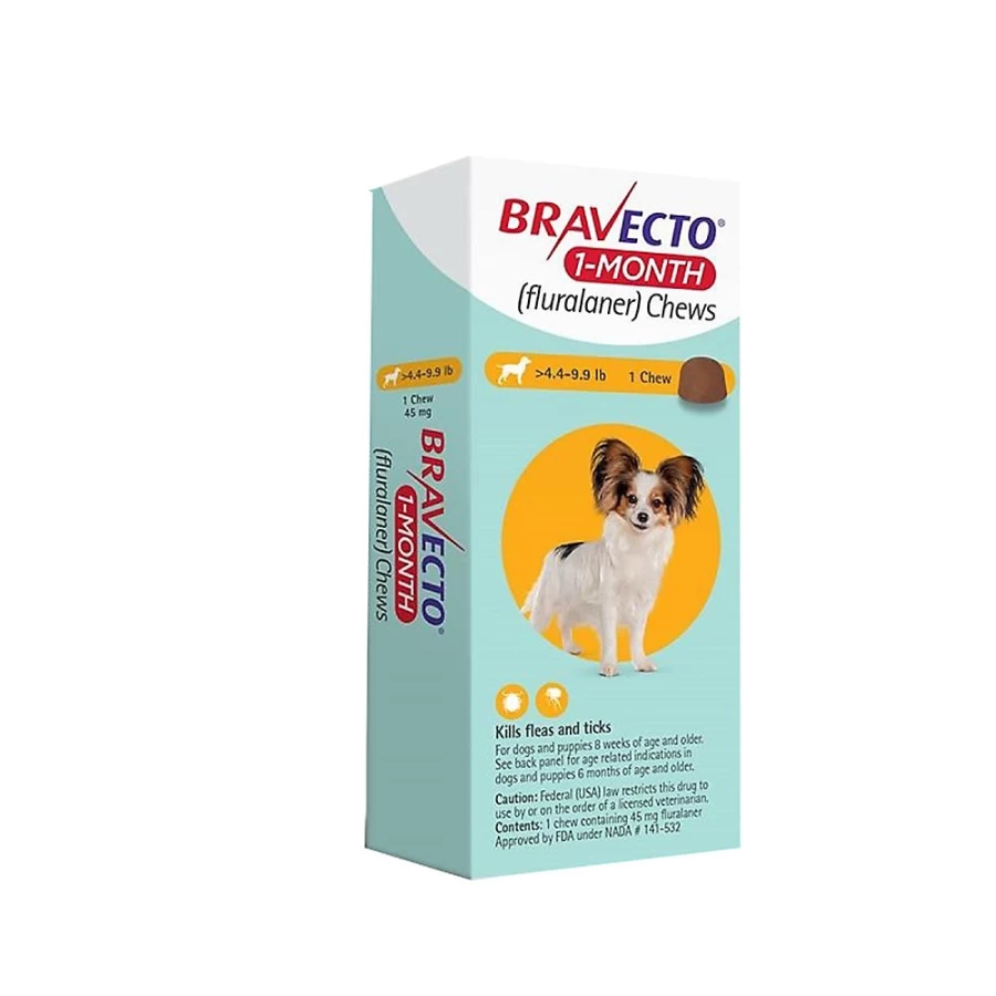 "PetSmart Bravecto Chewable Tablet for Dogs - 1 Month Flea & Tick Protection"