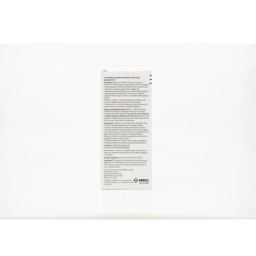 "PetSmart Bravecto Chewable Tablet for Dogs - 1 Month Flea & Tick Protection"