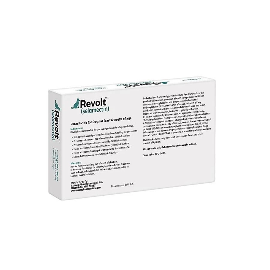 "PetSmart Revolt Selamectin Topical Solution for Dogs – Flea & Tick Treatment"