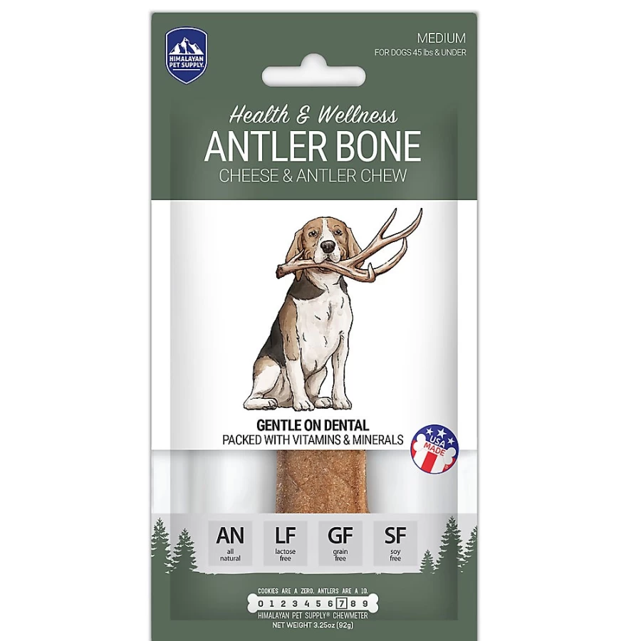 PetSmart Himalayan Antler Dog Chew - Natural Long-Lasting Deer Antler Chew for Dogs - 1 Count