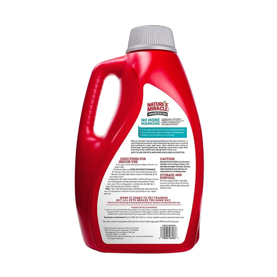 PetSmart Nature's Miracle Advanced Platinum No Marking Spray for Indoor Dog Training
