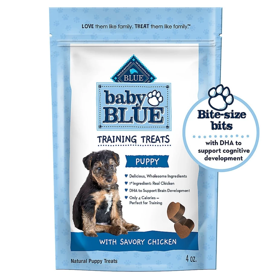 PetSmart Blue Buffalo Baby BLUE Natural Chicken Puppy Treats - Healthy Dog Training Snacks
