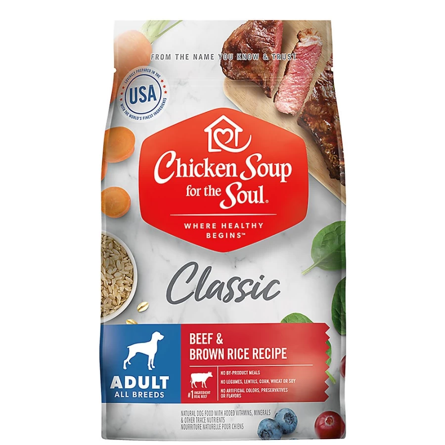 PetSmart Chicken Soup for the Soul Classic Adult Dry Dog Food with Beef & Brown Rice Recipe