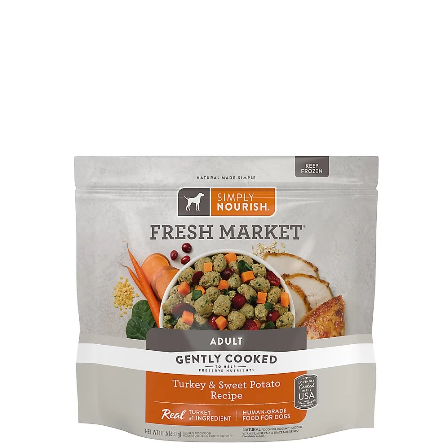 PetSmart Simply Nourish Fresh Market Adult Dog Food - Frozen Turkey & Sweet Potato Recipe