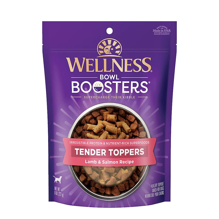 PetSmart Wellness CORE Grain-Free Lamb & Salmon Dog Meal Topper for All Life Stages - Tender Bowl Boosters