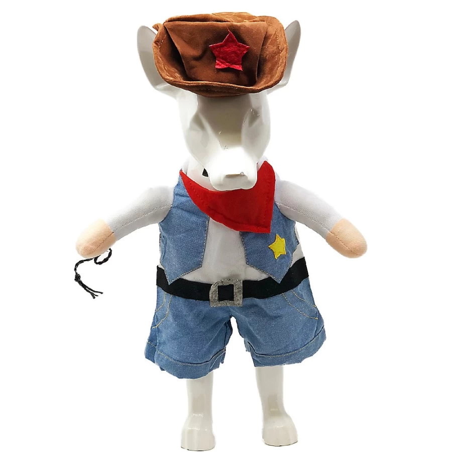PetSmart Halloween Cowboy Costume for Dogs & Cats - Rodeo Bones Pet Costume