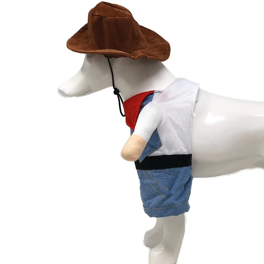 PetSmart Halloween Cowboy Costume for Dogs & Cats - Rodeo Bones Pet Costume
