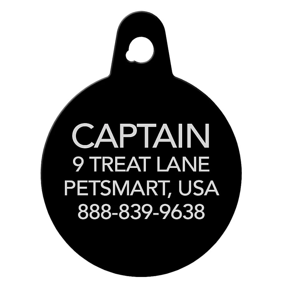 PetSmart Marvel Captain America Shield Design Personalized Dog ID Tag - Engravable Pet Tag