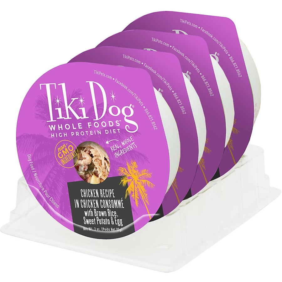 PetSmart Tiki Dog Chicken Recipe Grain-Free Wet Dog Food for Optimal Canine Health