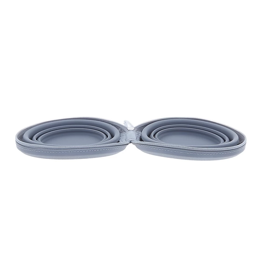 PetSmart Arcadia Trailtrade Collapsible Dog Bowl - Portable Double Diner, 2-Cup Capacity for Travel