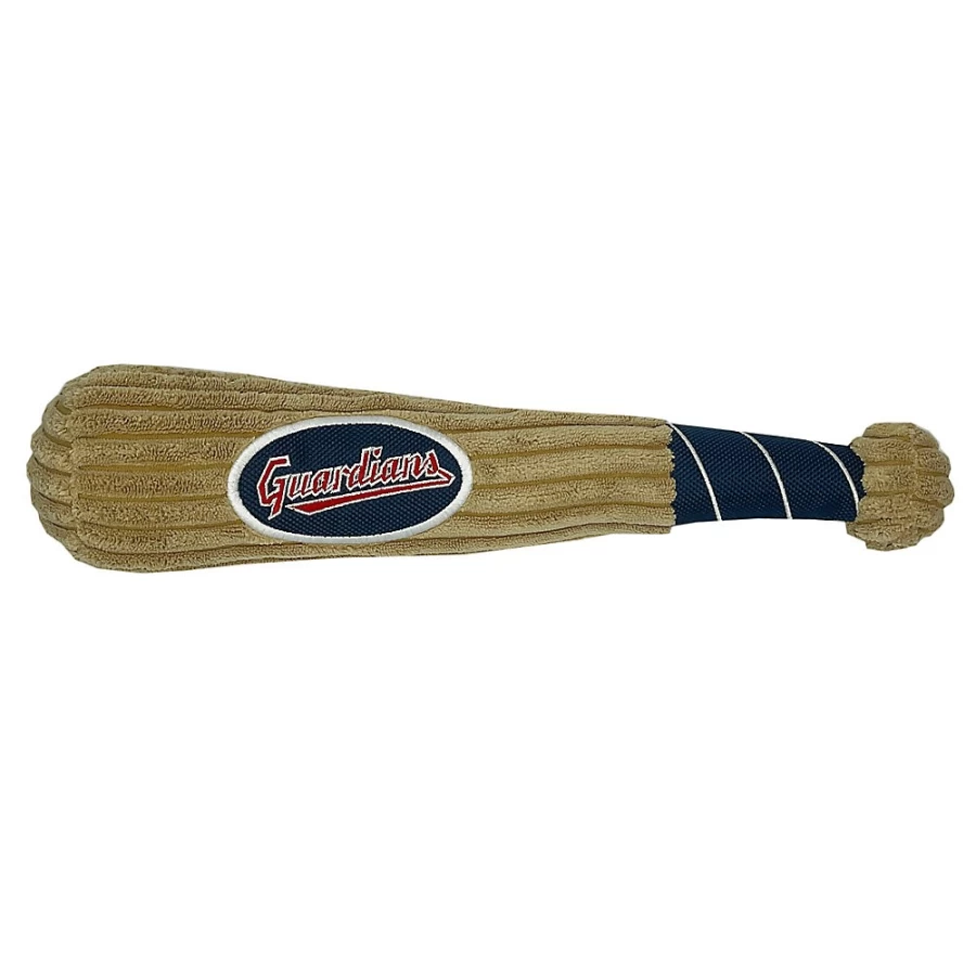 PetSmart Cleveland Guardians Bat Dog Toy - MLB Team Pet Chew Toy for Dogs