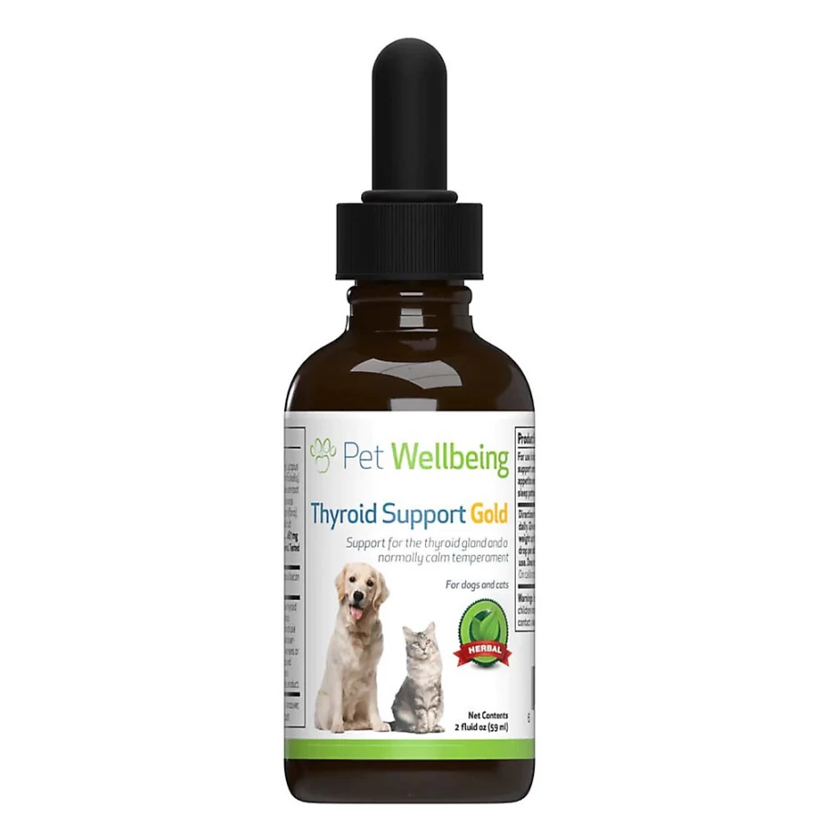 PetSmart Thyroid Support GOLD Liquid Supplement for Dogs & Cats - Hormone Balance & Wellness
