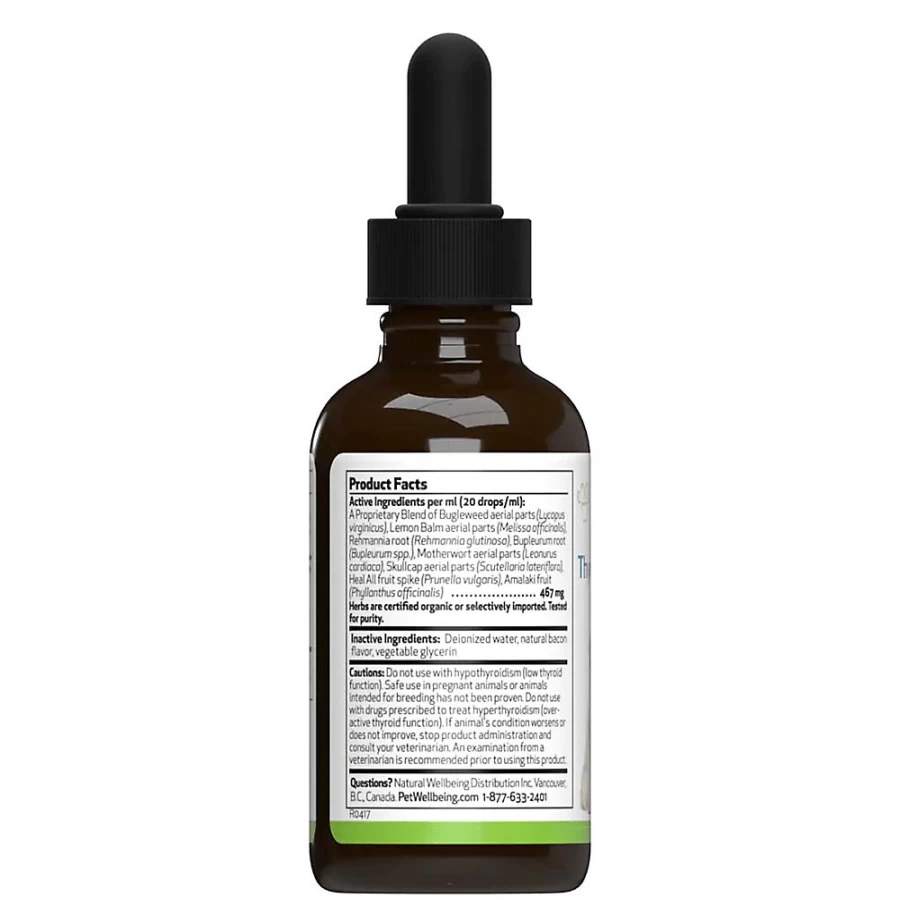 PetSmart Thyroid Support GOLD Liquid Supplement for Dogs & Cats - Hormone Balance & Wellness