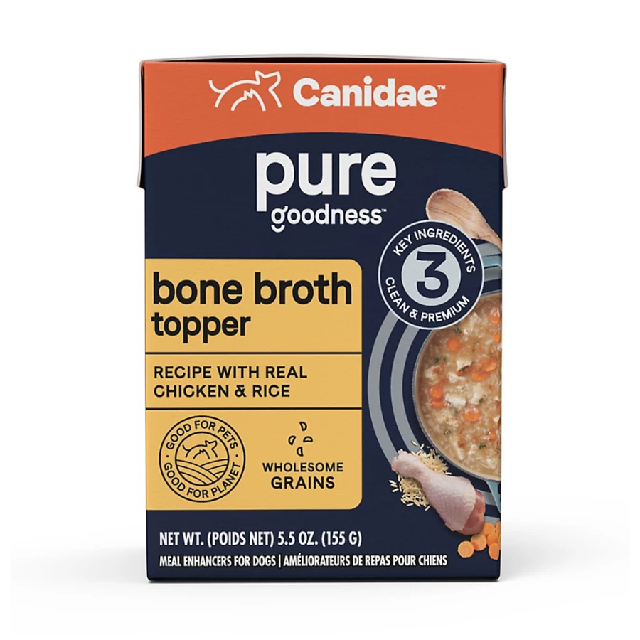 Canidae Pure Bone Broth Dog Food Topper for All Life Stages - 5.5 Oz | PetSmart