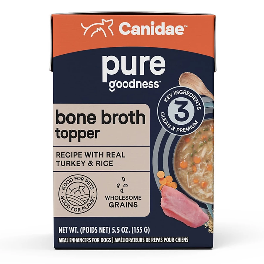 Canidae Pure Bone Broth Dog Food Topper for All Life Stages - 5.5 Oz | PetSmart