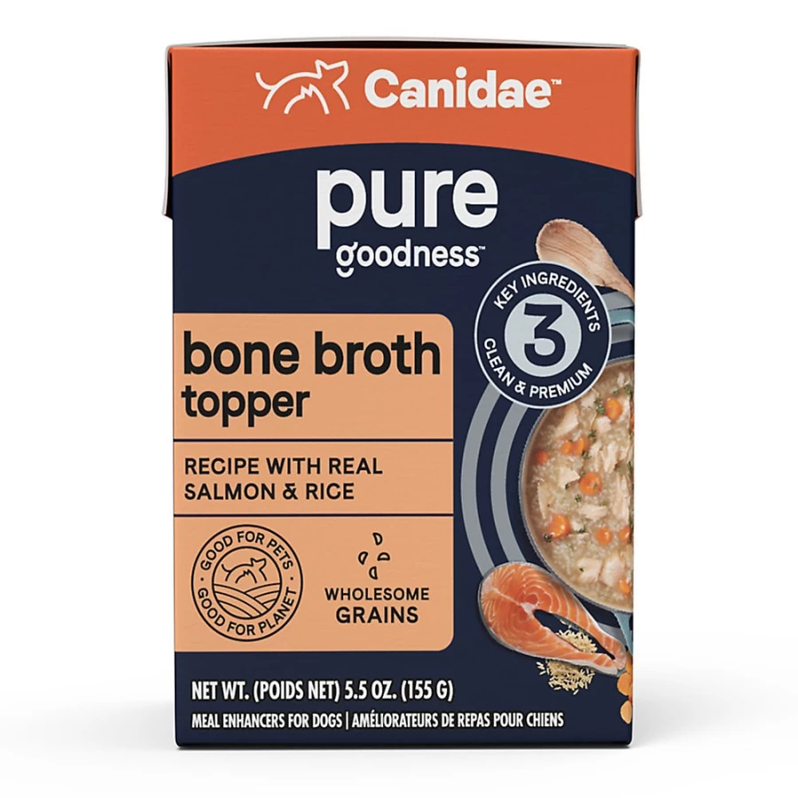 Canidae Pure Bone Broth Dog Food Topper for All Life Stages - 5.5 Oz | PetSmart