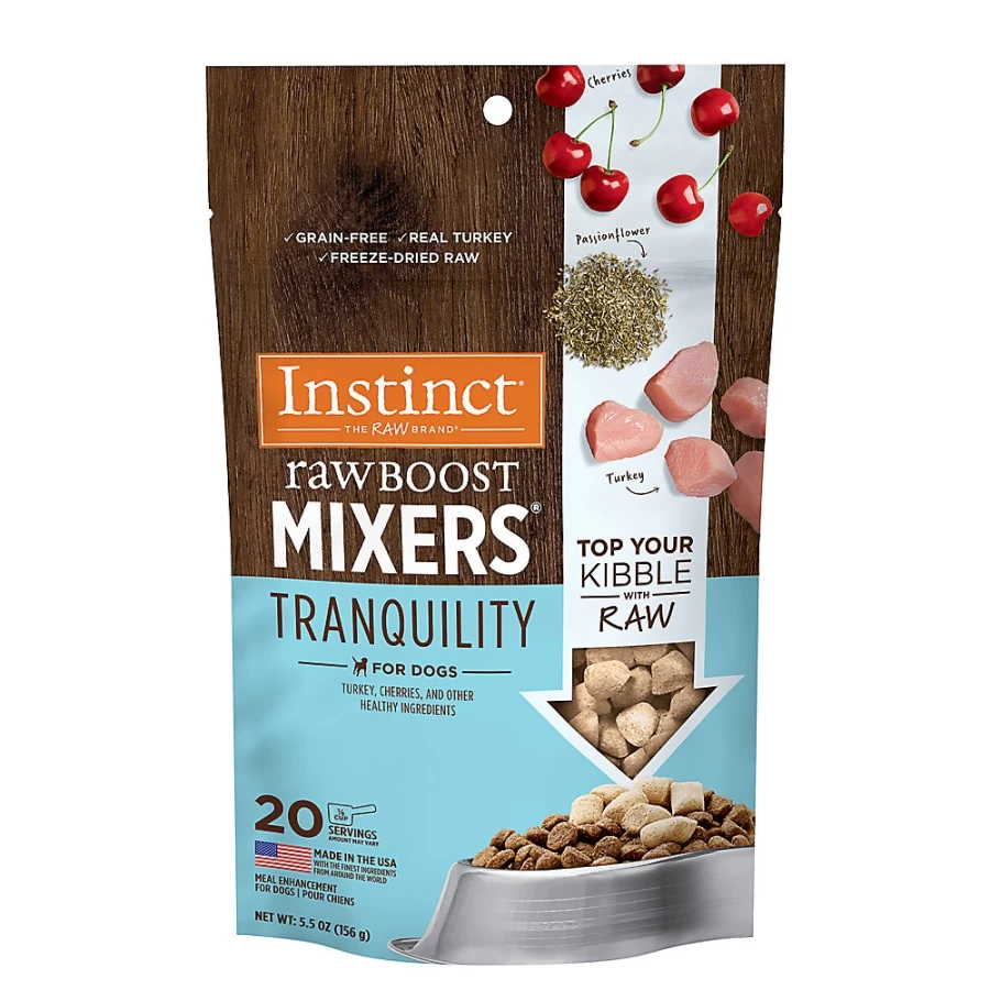 Instinct Raw Boost Mixers Calming Support Freeze-Dried Dog Food Topper for All Life Stages - 5.5 oz by PetSmart